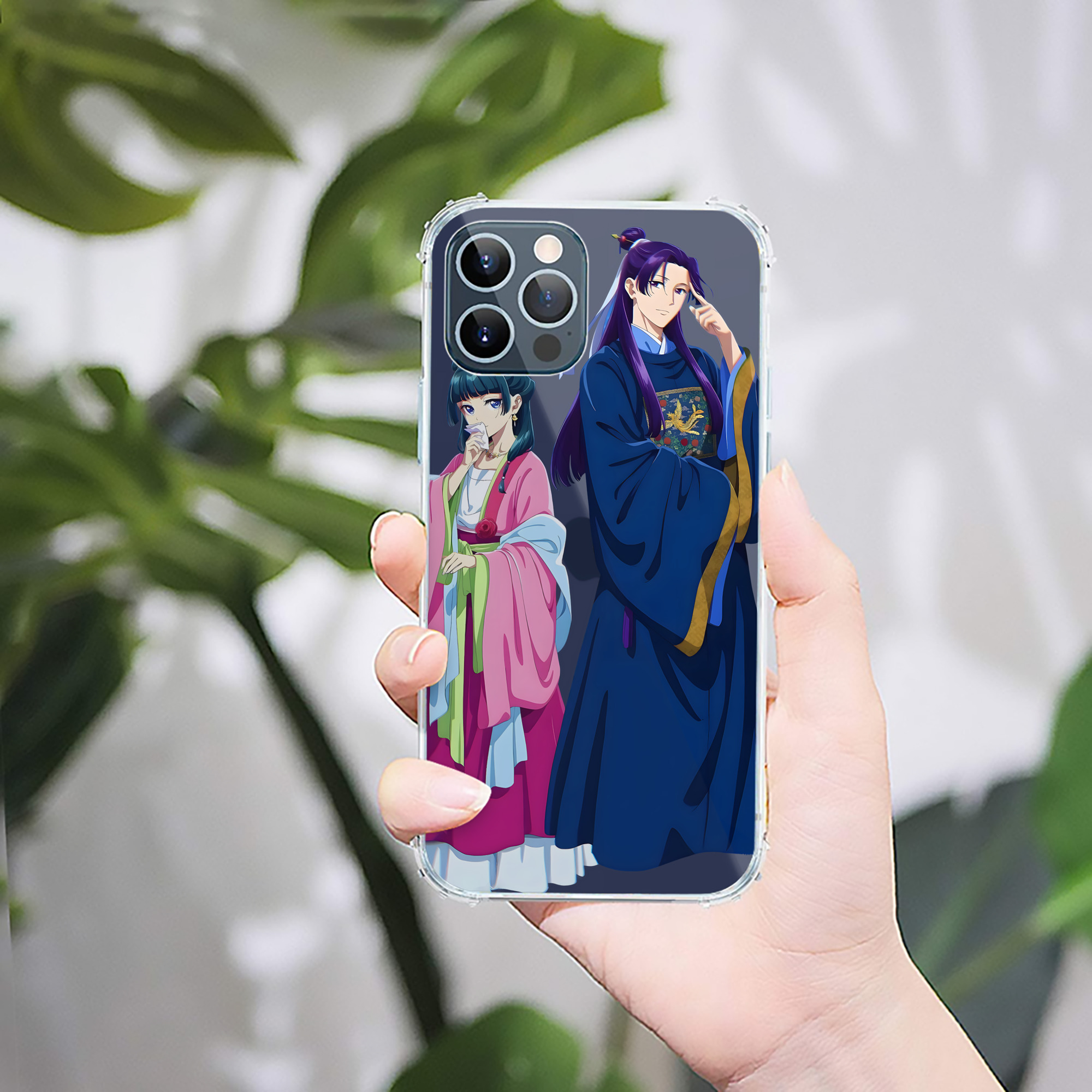 （画像用） 薬屋のひとりごと The Apothecary Diaries 【iPhone 12シリーズ対応】透明スマホケース（クリアソフトケース）